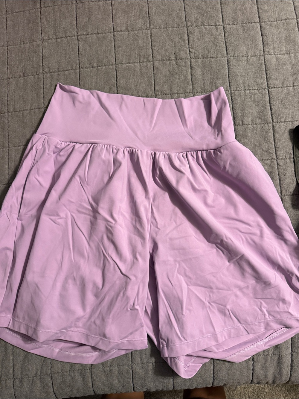 Women's High-Waist Lilac Shorts 5inch seam